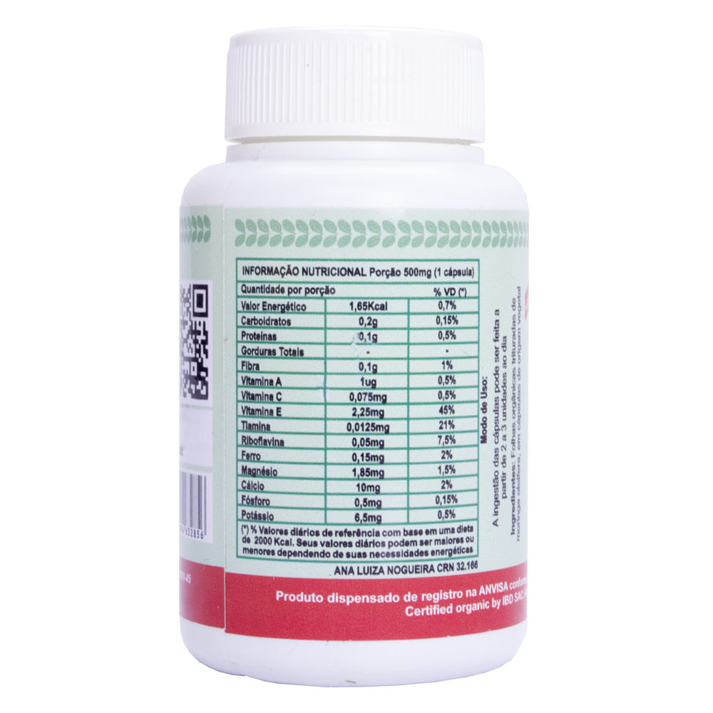 Moringa Oleifera 60 Cápsulas - Moringa da Paz - Image 3